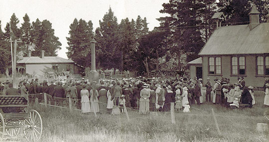 War Memorial Unvailing North Loburn Primary School
